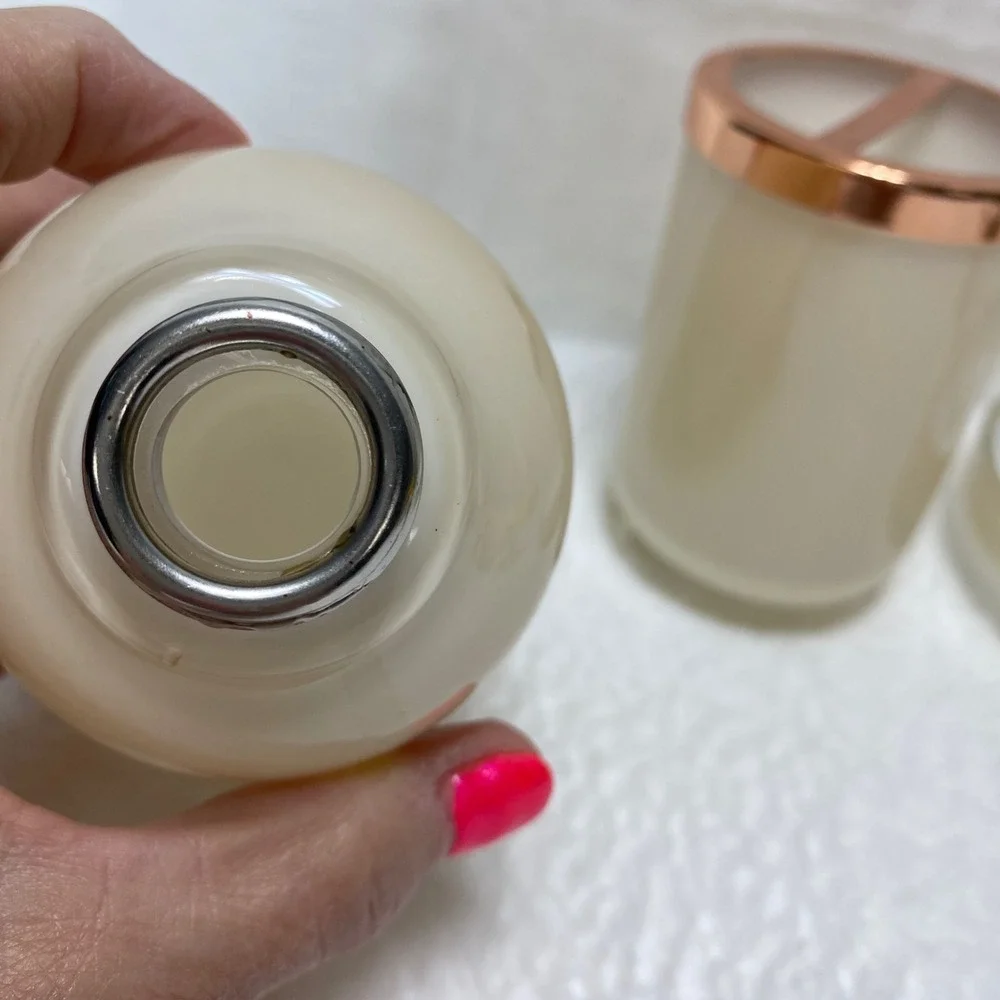 Threshold 3-Piece‎ Bathroom Accessory Set Soap Dispenser Toothbrush Holder Dish